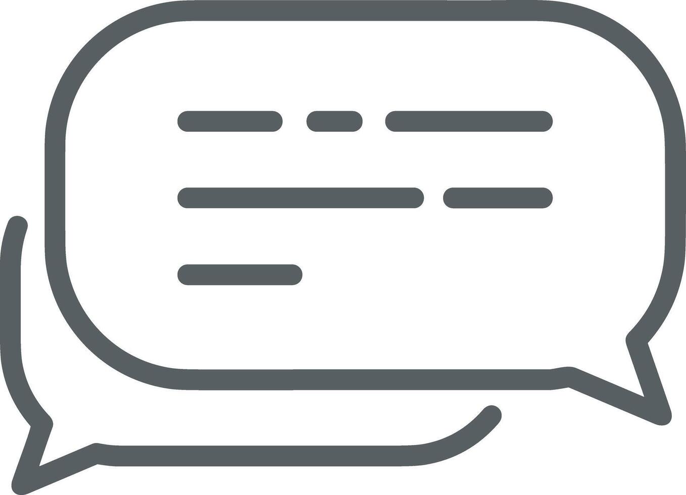 Comment icon image for element design of chat and communication symbol vector