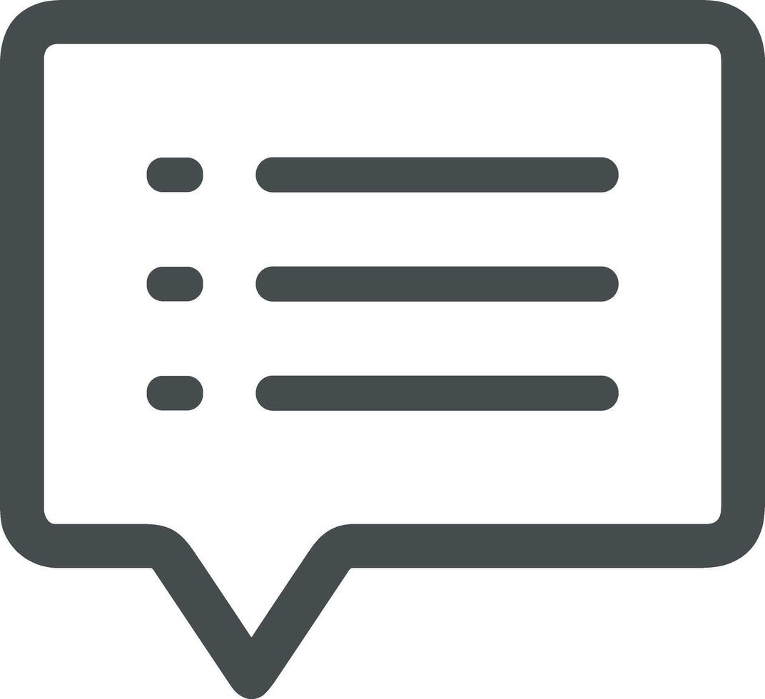 Comment icon image for element design of chat and communication symbol vector
