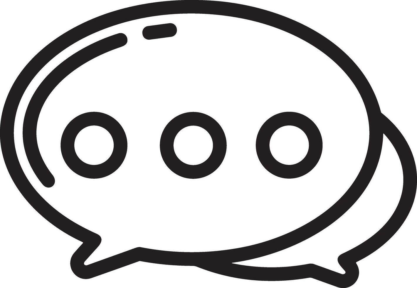 Comment icon image for element design of chat and communication symbol vector