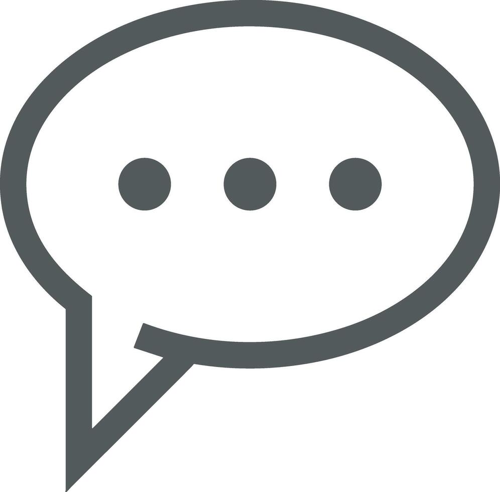 Comment icon image for element design of chat and communication symbol vector