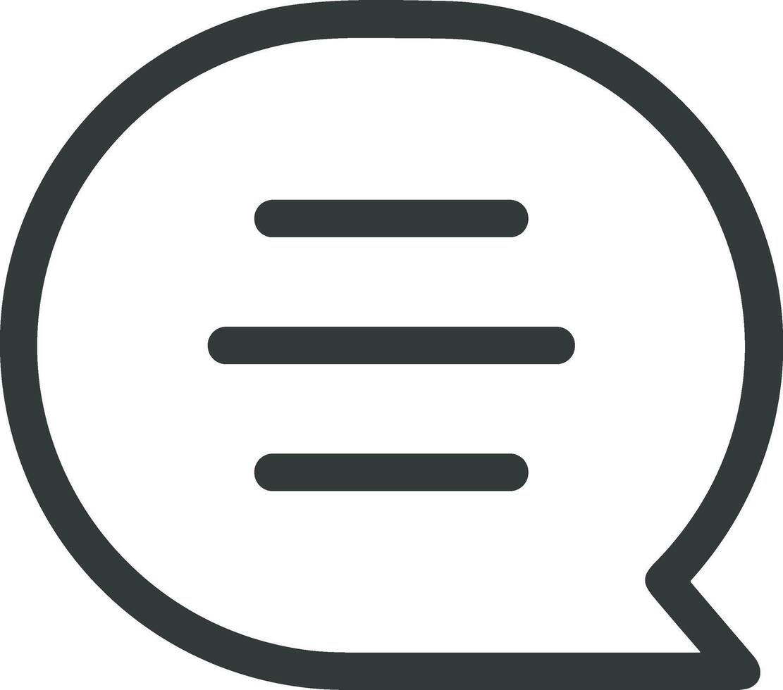 Comment icon image for element design of chat and communication symbol vector