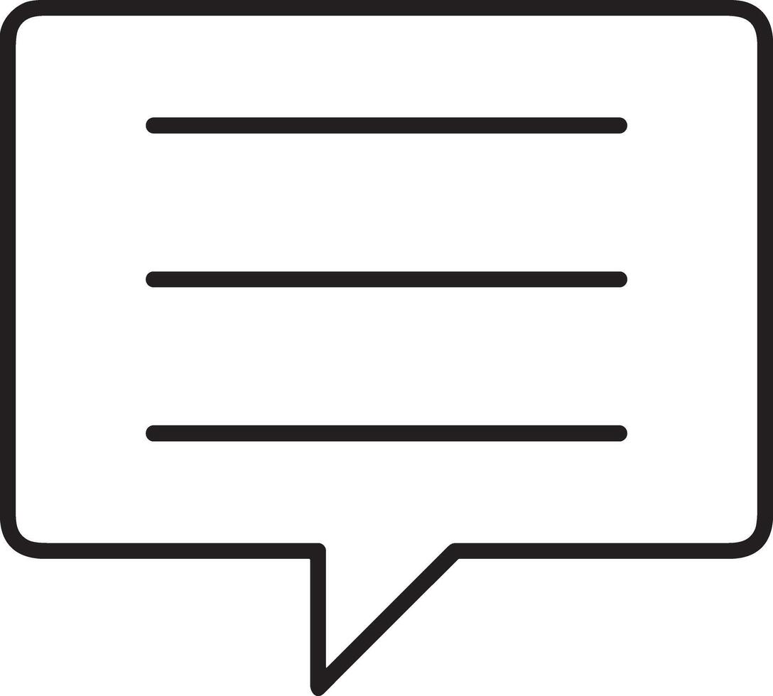 Comment icon image for element design of chat and communication symbol vector