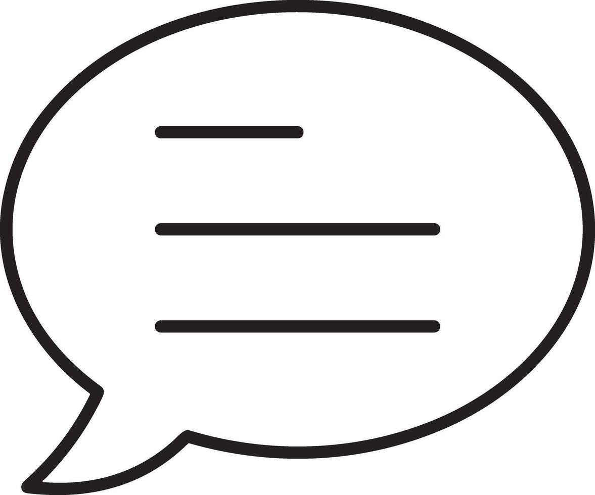 Comment icon image for element design of chat and communication symbol vector