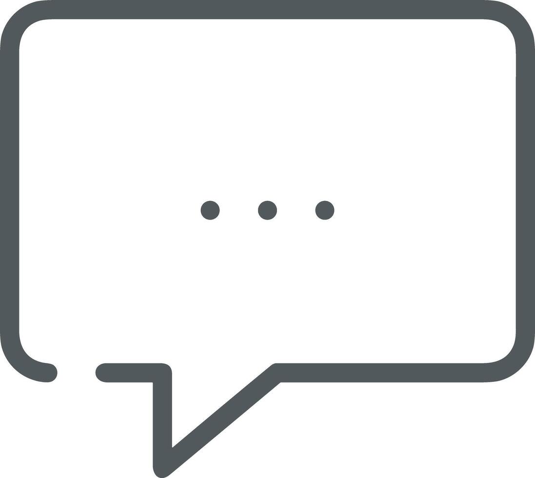 Comment icon image for element design of chat and communication symbol vector