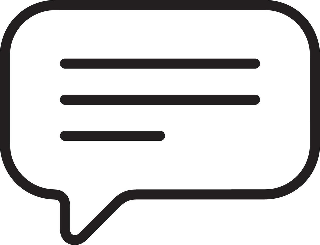 Comment icon image for element design of chat and communication symbol vector