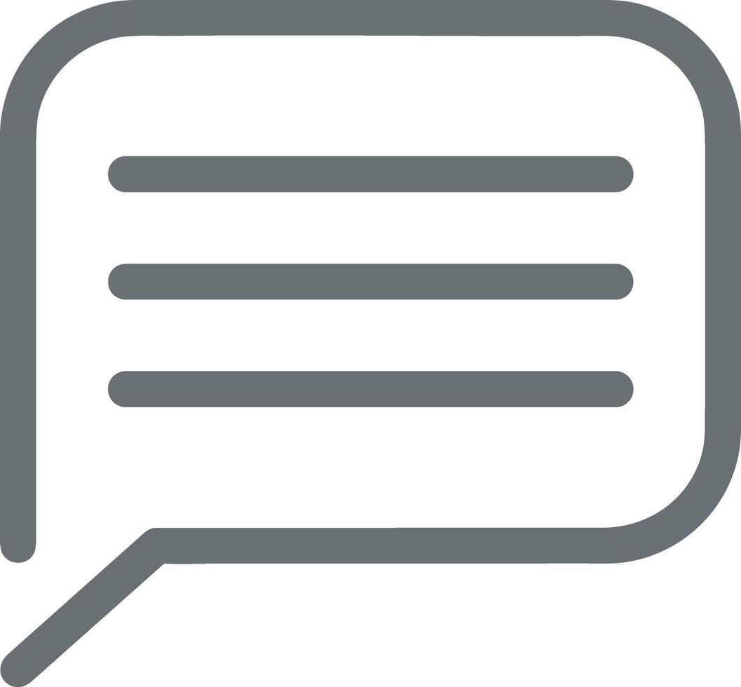 Comment icon image for element design of chat and communication symbol vector