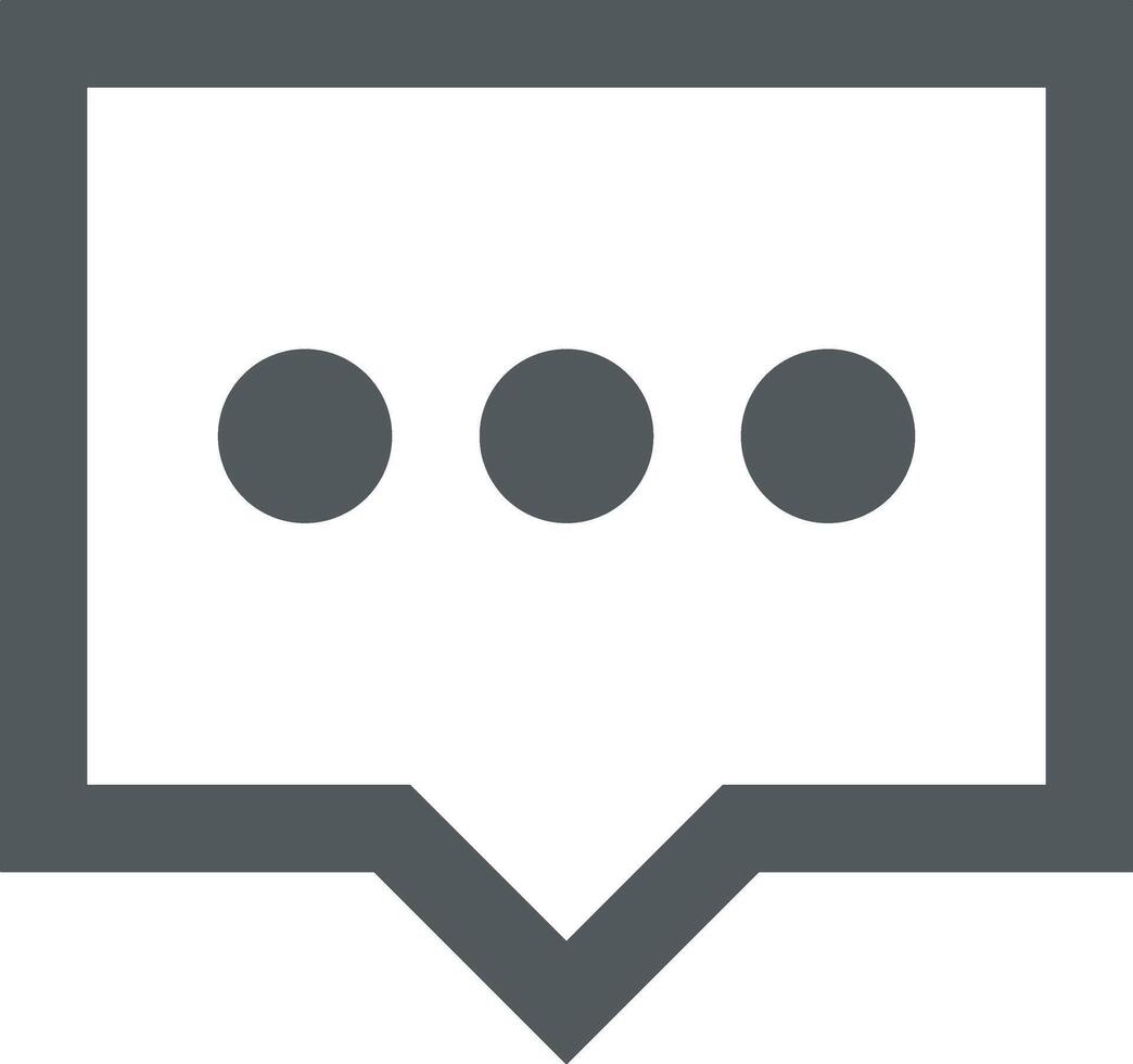 Comment icon image for element design of chat and communication symbol vector