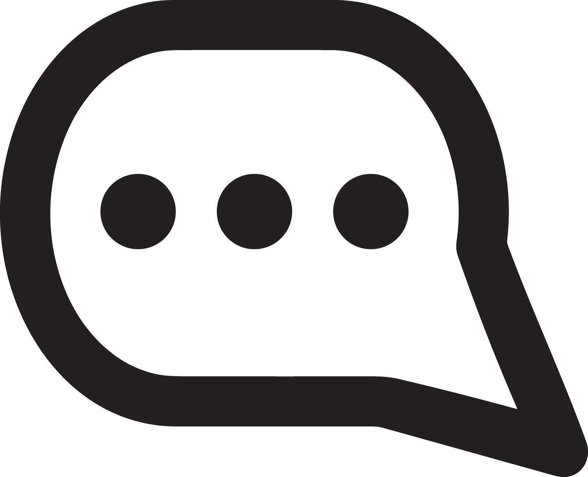 Comment icon image for element design of chat and communication symbol vector