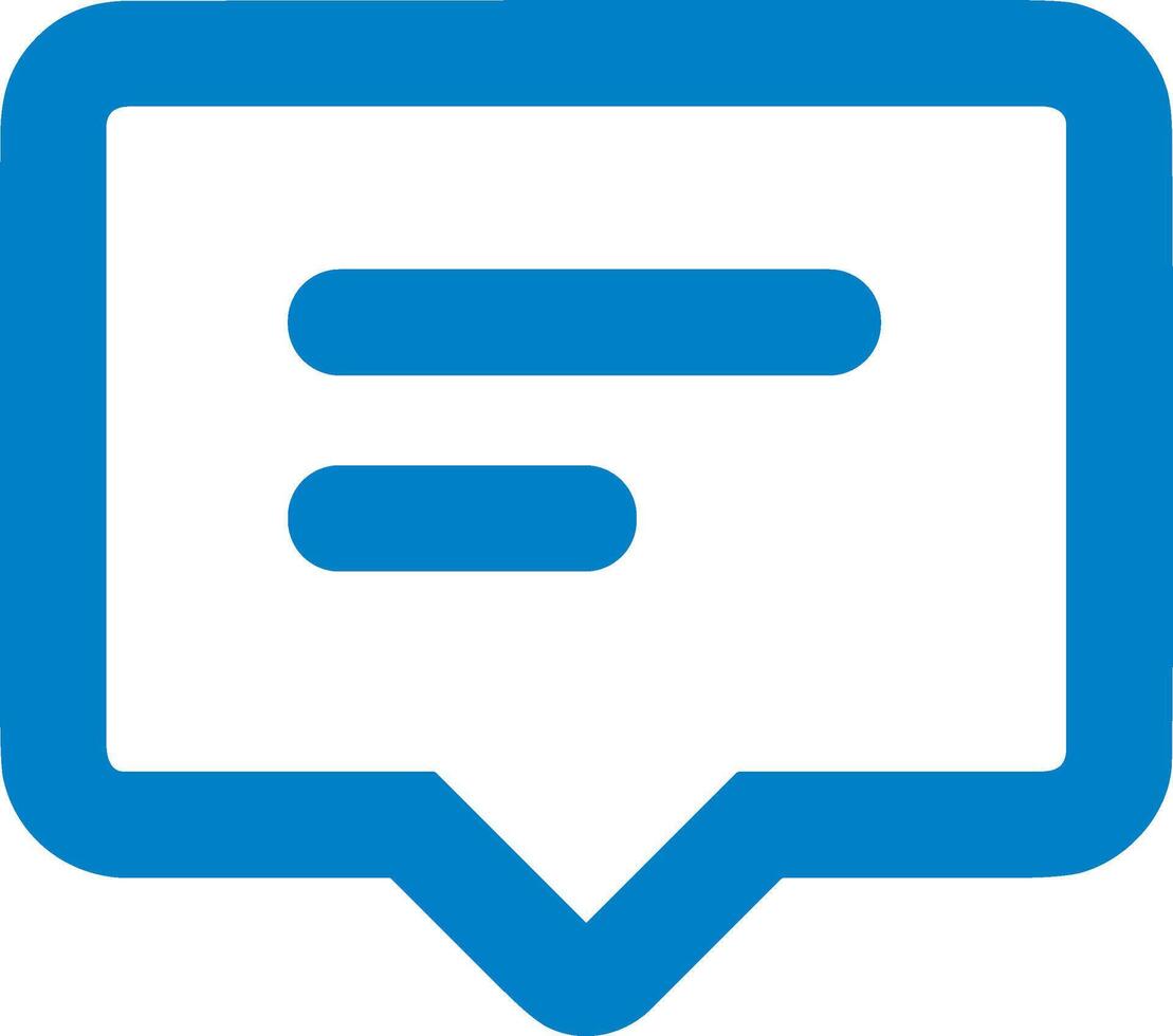 Comment icon image for element design of chat and communication symbol vector