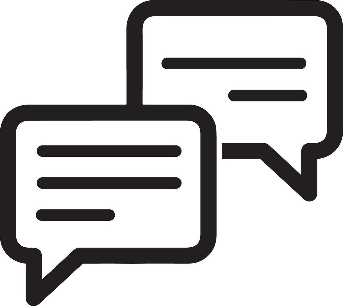 Comment icon image for element design of chat and communication symbol vector