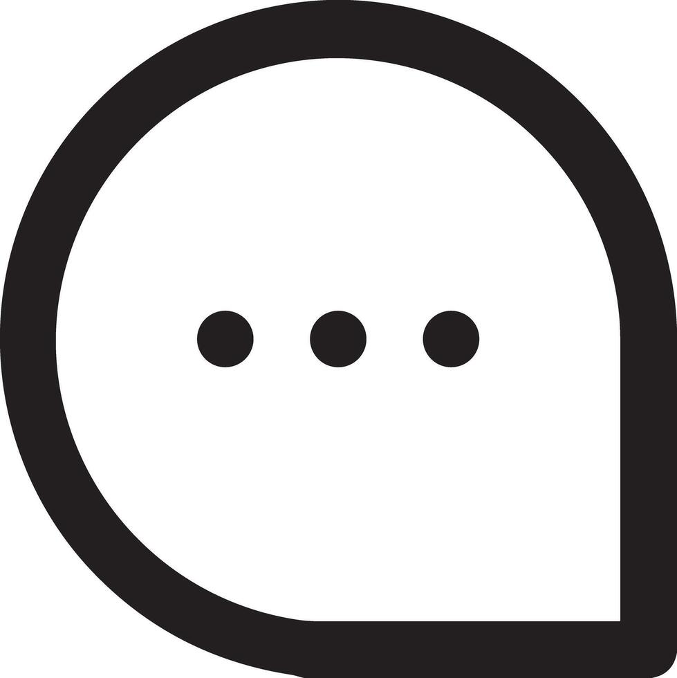 Comment icon image for element design of chat and communication symbol vector