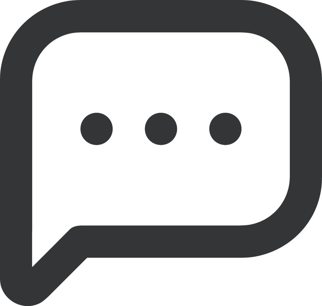 Comment icon image for element design of chat and communication symbol vector