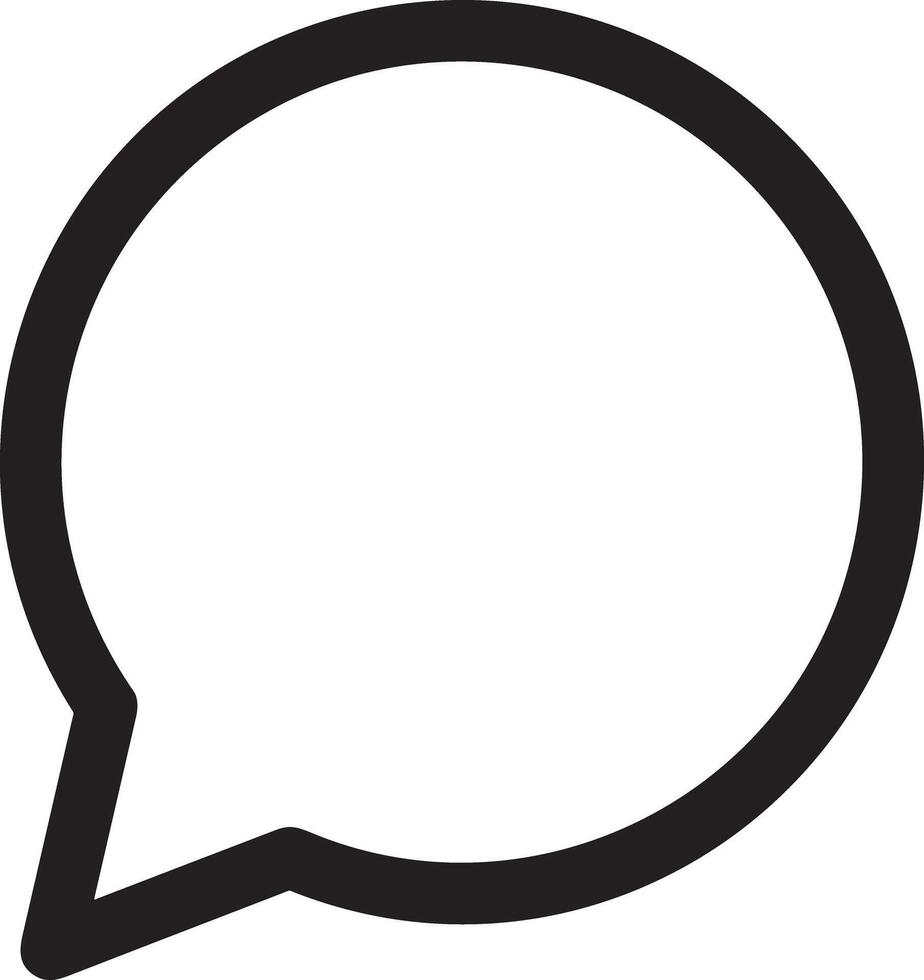 Comment icon image for element design of chat and communication symbol vector