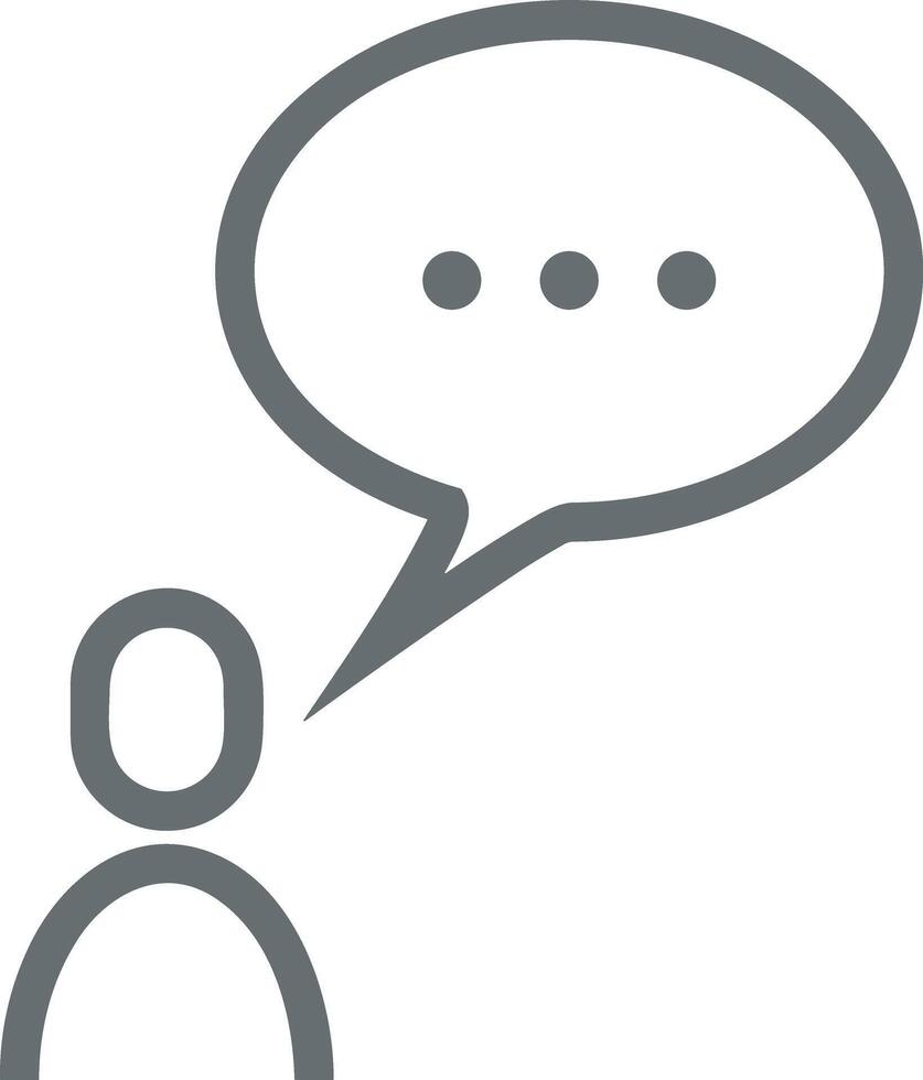 Comment icon image for element design of chat and communication symbol vector