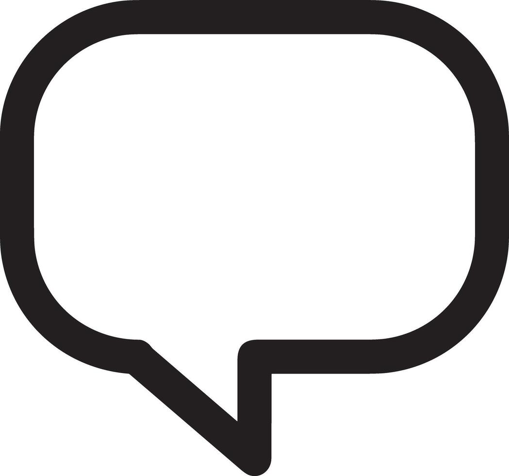 comentario icono imagen para elemento diseño de charla y comunicación símbolo vector