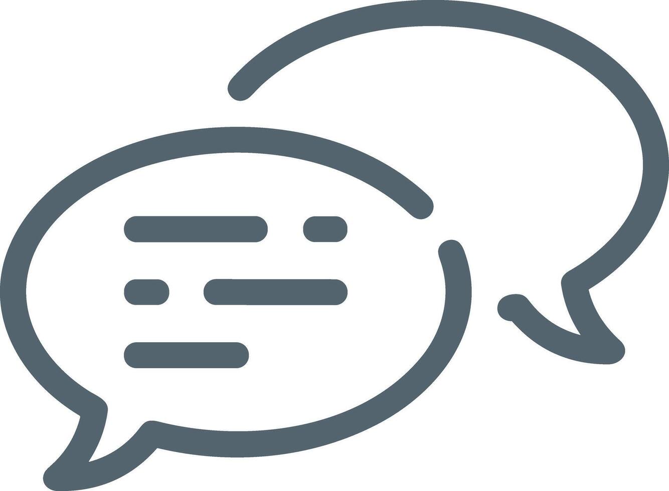 Comment icon image for element design of chat and communication symbol vector