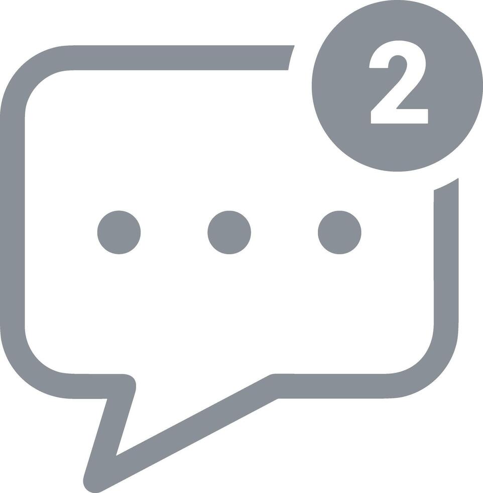 Comment icon image for element design of chat and communication symbol vector