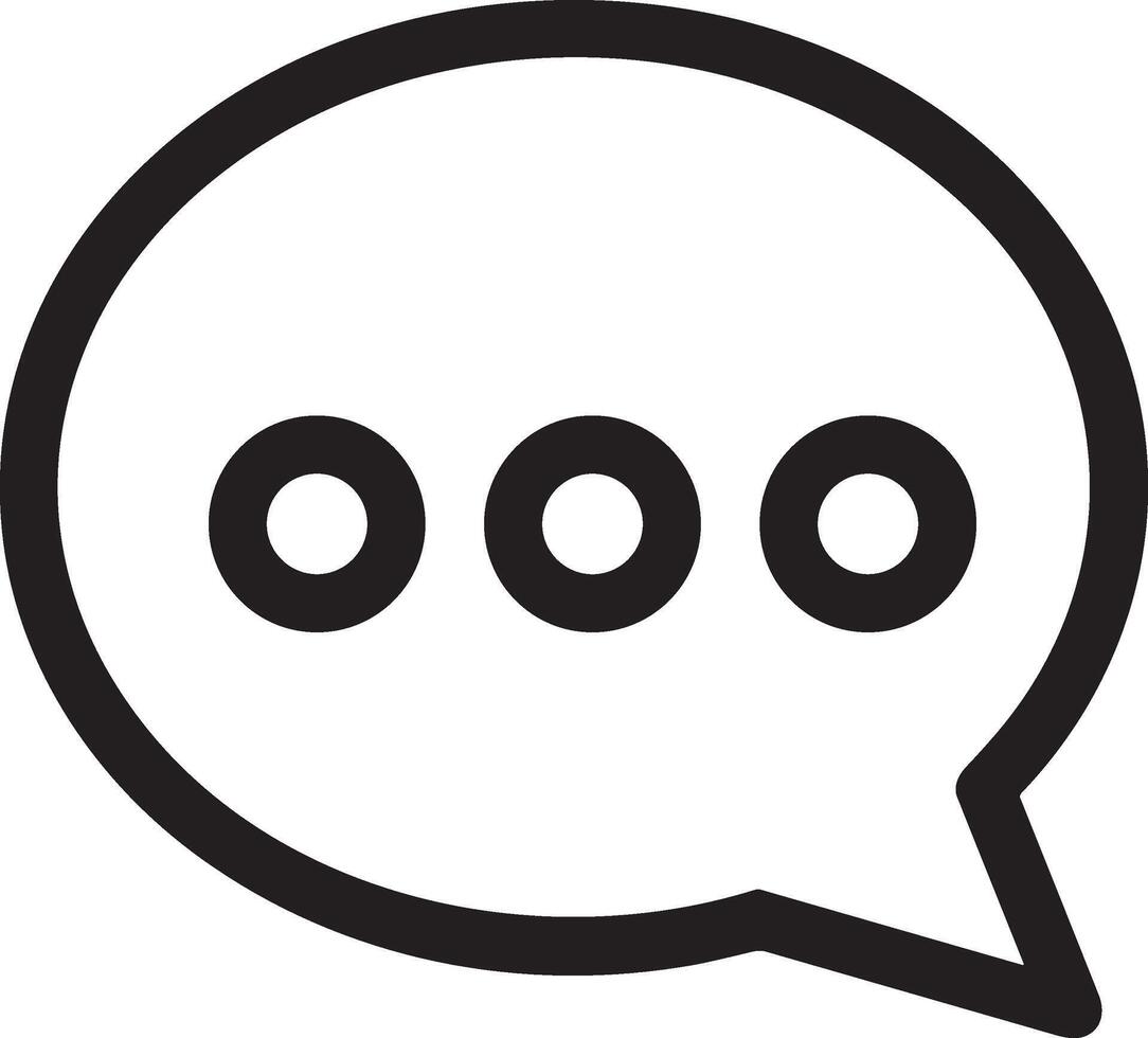 Comment icon image for element design of chat and communication symbol vector