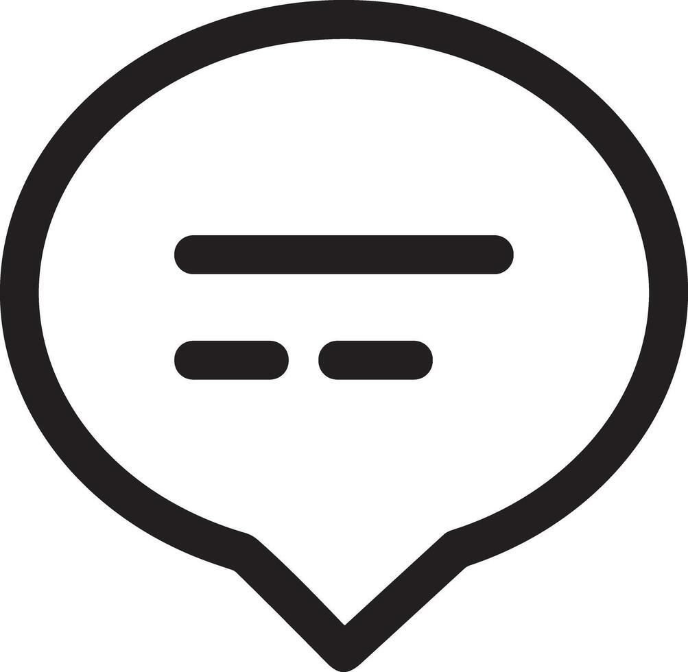 Comment icon image for element design of chat and communication symbol vector