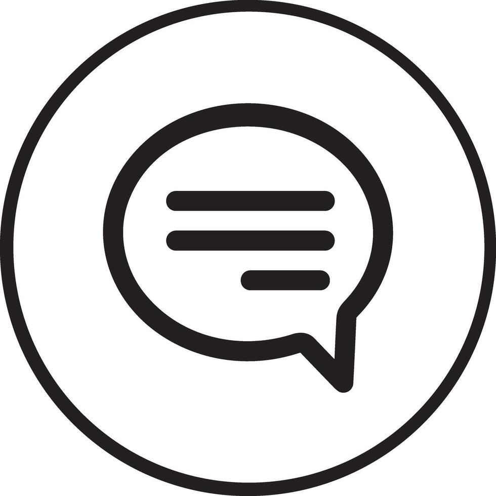 Comment icon image for element design of chat and communication symbol vector