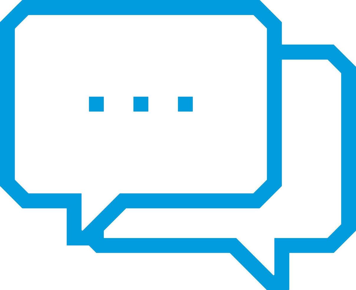 Comment icon image for element design of chat and communication symbol vector