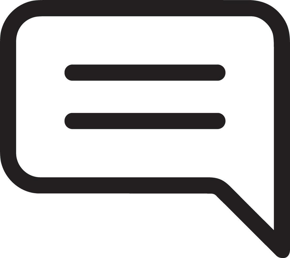 Comment icon image for element design of chat and communication symbol vector