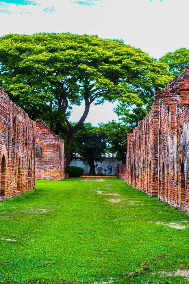 Landscape Historical Park. The ancient temple that presents humans is located in Thailand's Historic City. World Heritage. photo