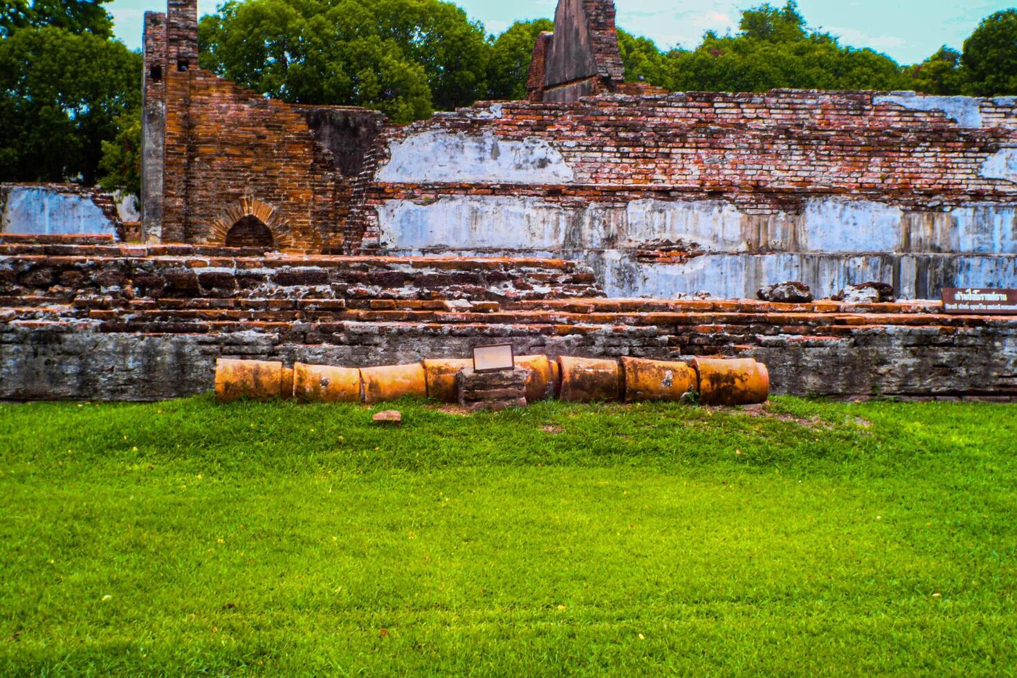 Landscape Historical Park. The ancient temple that presents humans is located in Thailand's Historic City. World Heritage. photo