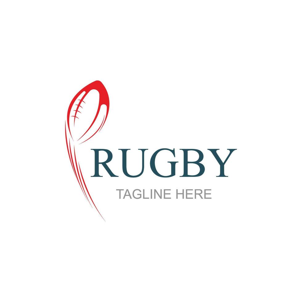 americano fútbol americano Insignia logo - rugby logo vector