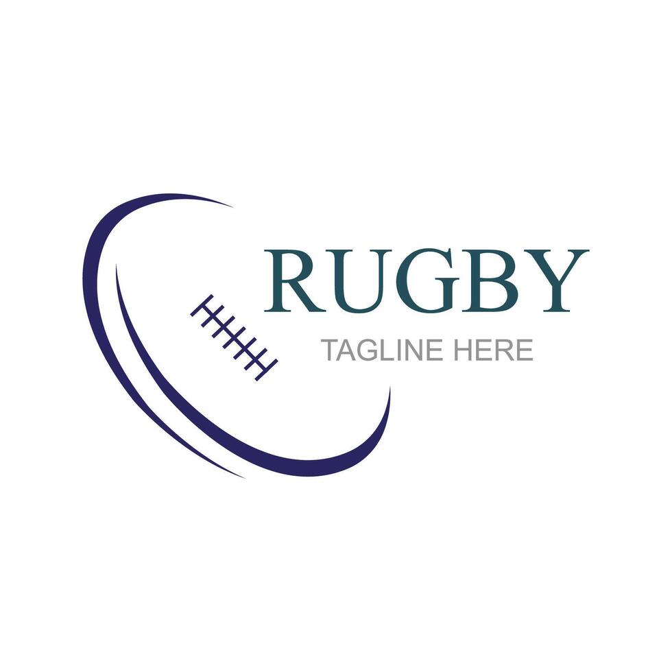 American Football badge logo - Rugby logo vector