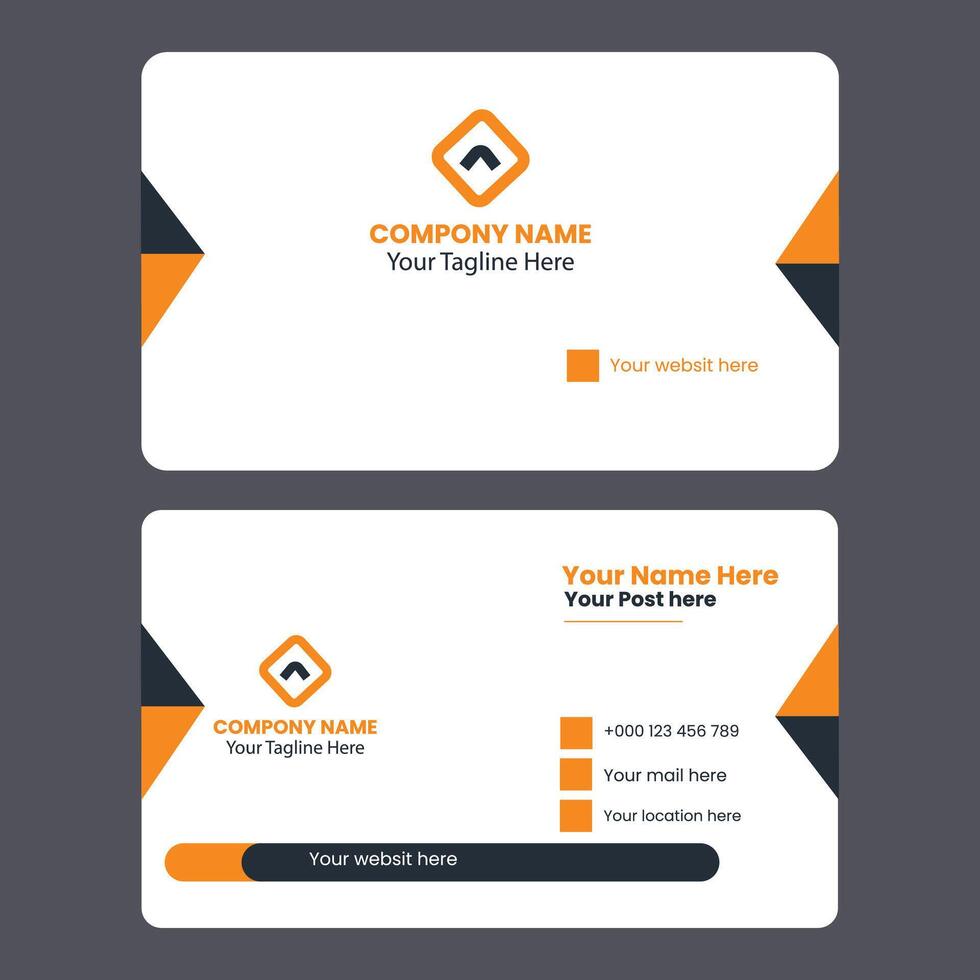 food business card design vector