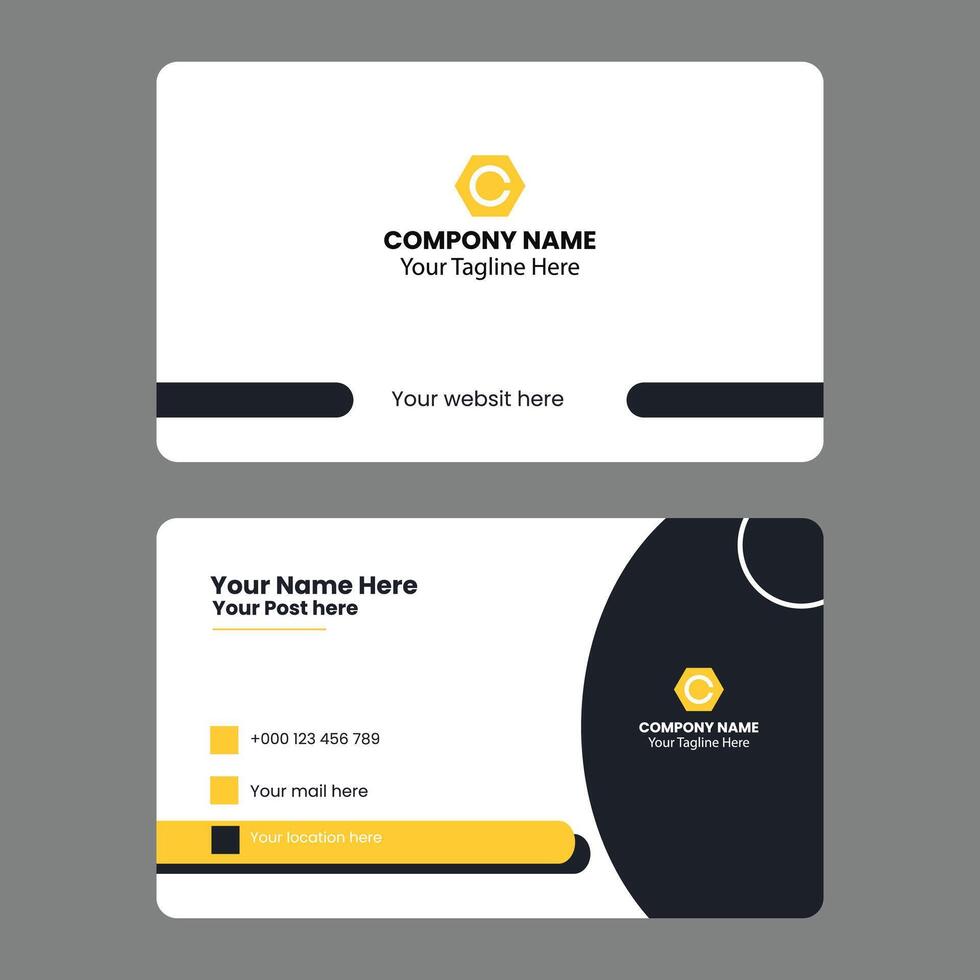 business card design vector