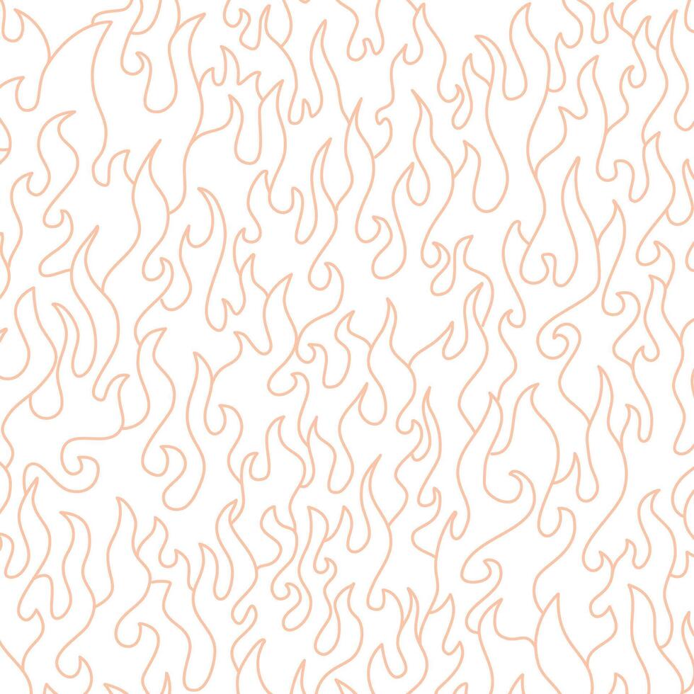 Abstract Fire Background. Abstract flame Background. doodle fire background. Flame Seamless Pattern. Fire flame seamless pattern. vector