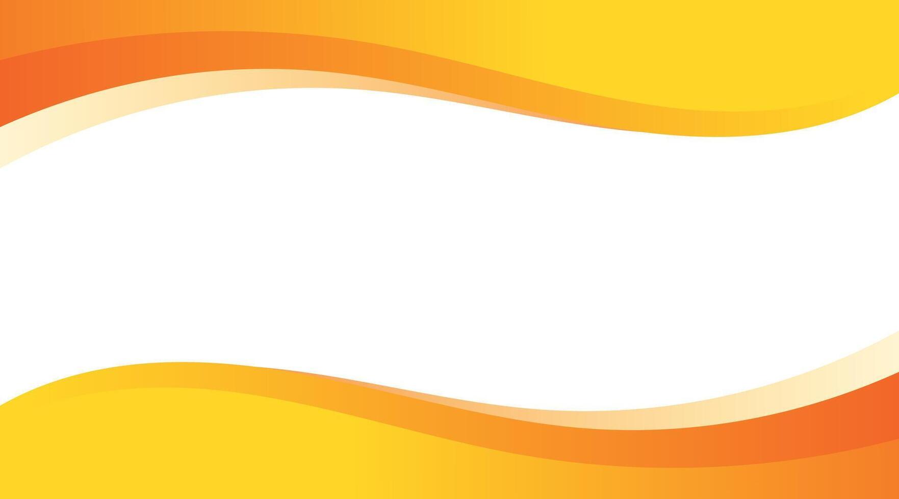 Abstract business banner background with orange modern curve. illustration vector