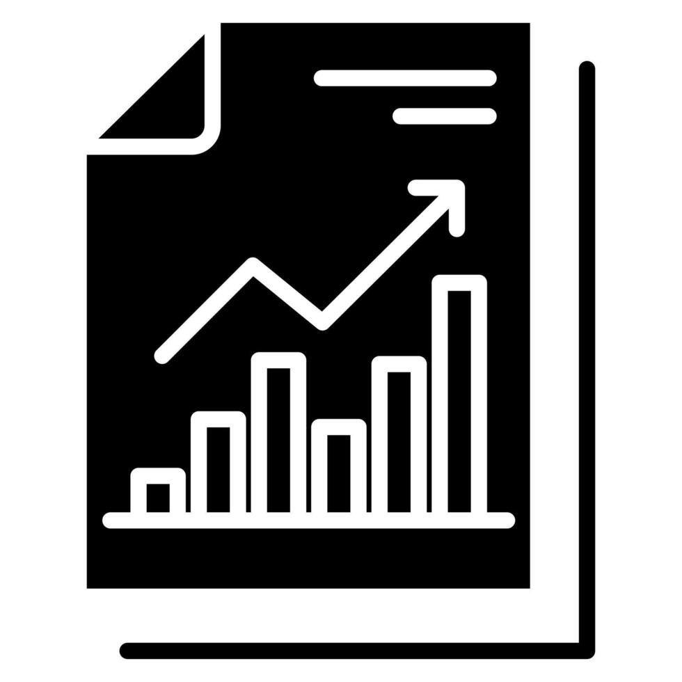 Report Statistics icon line illustration vector