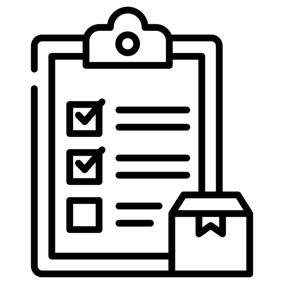 Report Distribution icon line illustration vector