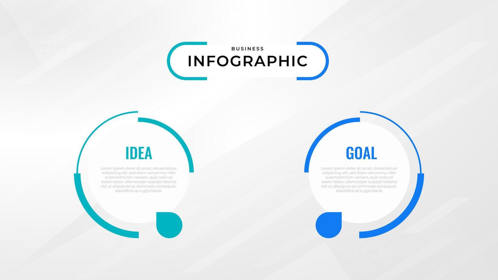 Two Step Infographic label design template with line icons. process steps diagram, presentations, workflow layout, banner, flow chart, info graph illustration. vector