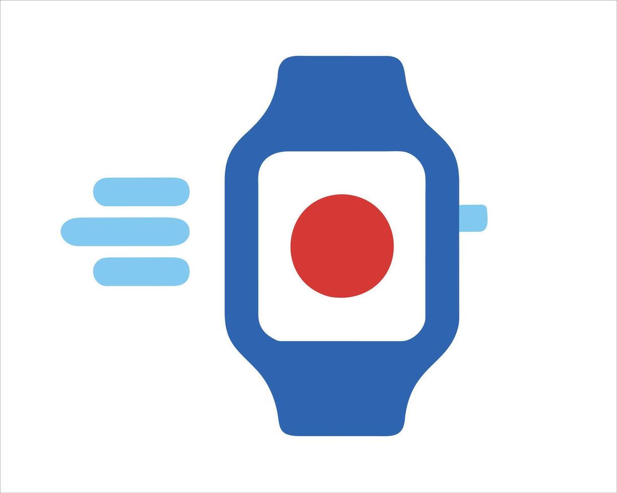 Smart Watch Silhouette vector