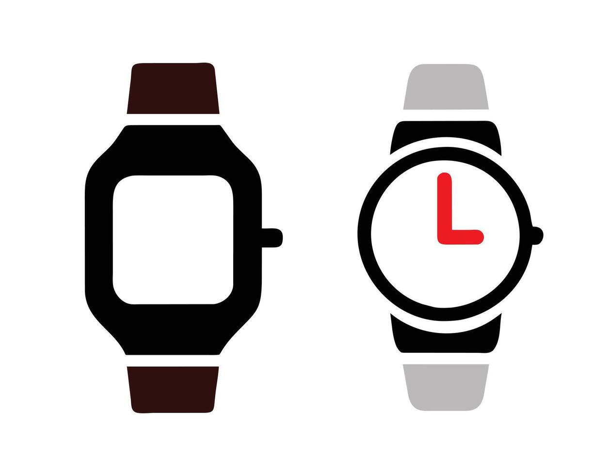 Smart Watch Silhouette vector