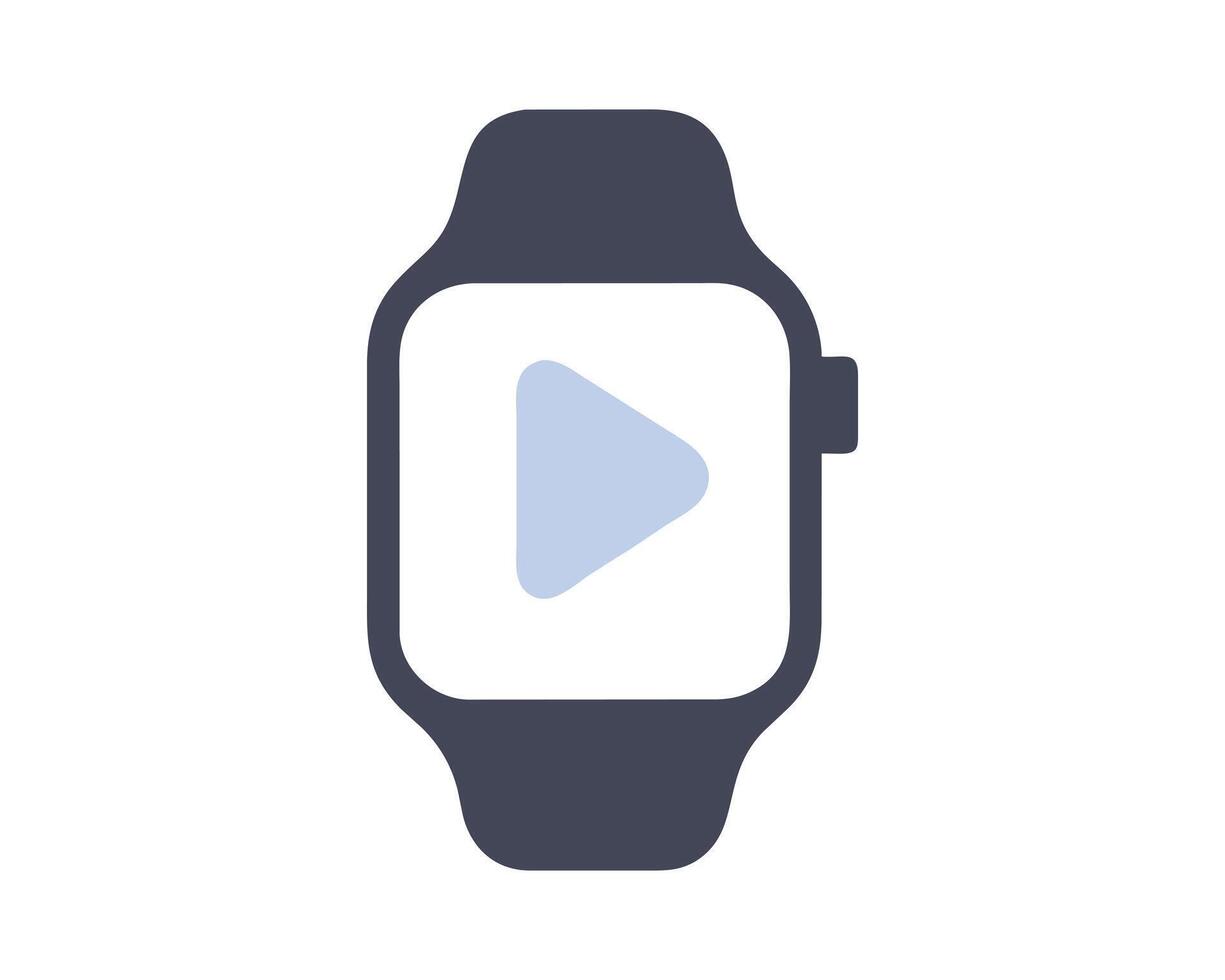 Smart Watch Silhouette vector