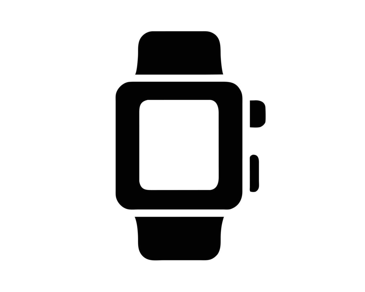 Smart Watch Silhouette vector