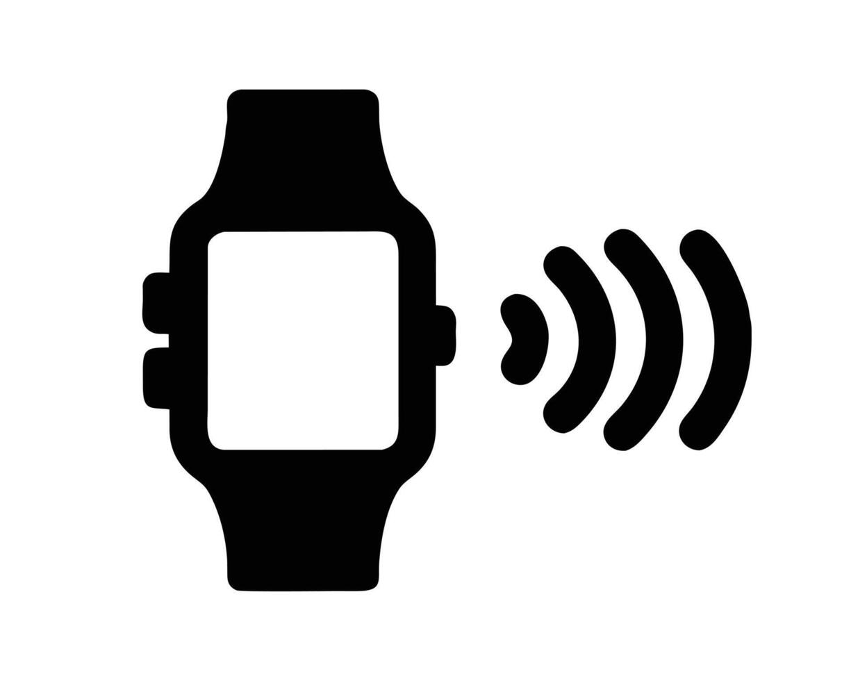 Smart Watch Silhouette vector