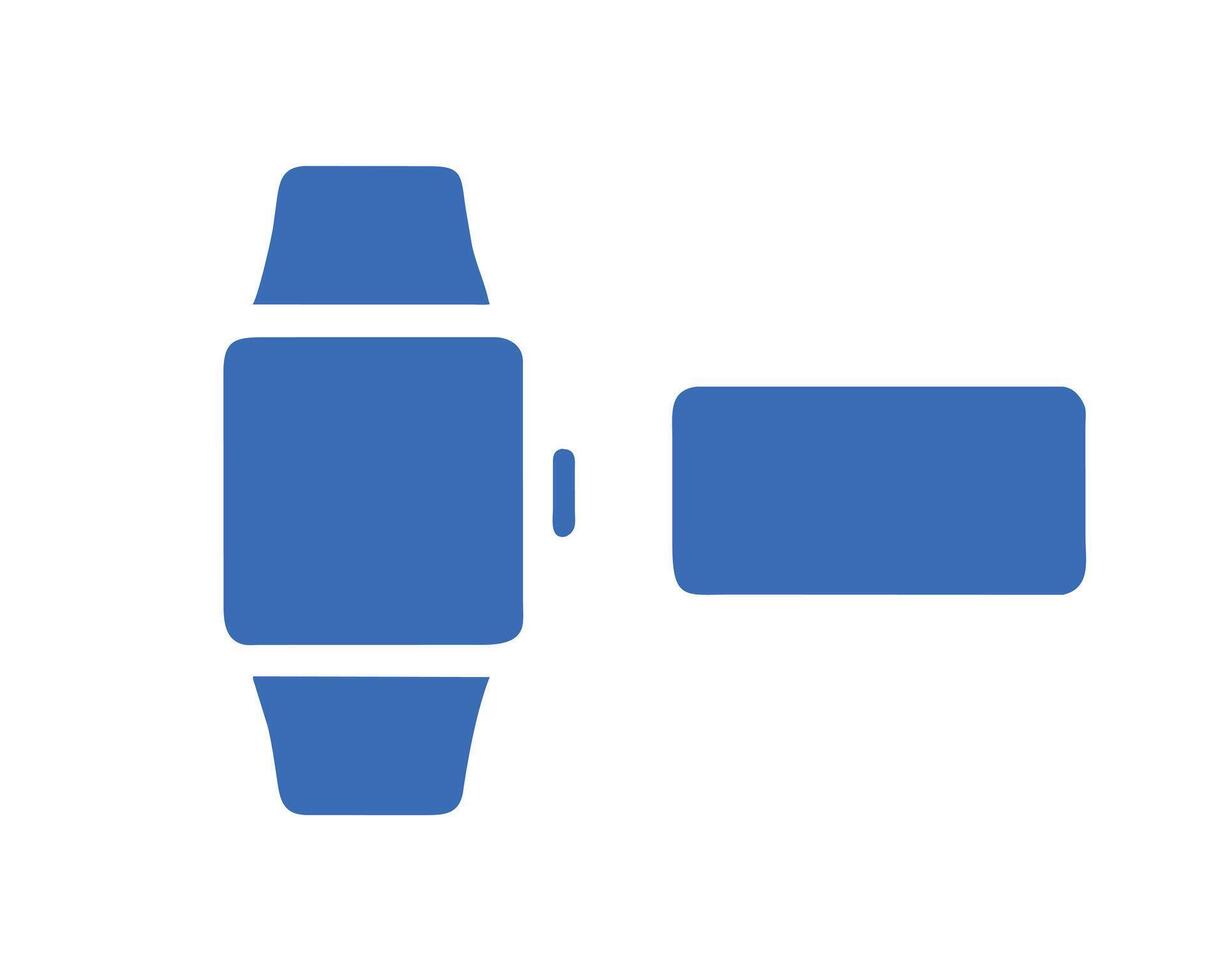 Smart Watch Silhouette vector