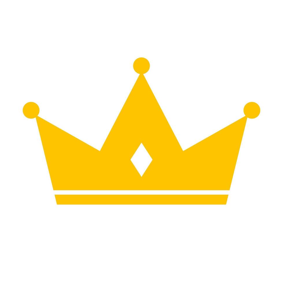King's crown. The winning icon. vector