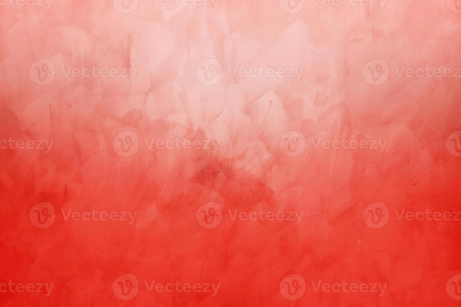 Coral ombre concrete wall background. photo