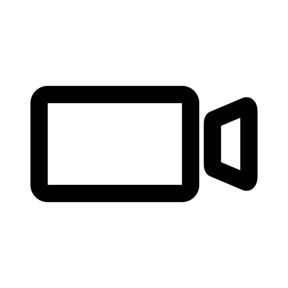 Simple recording camera vector