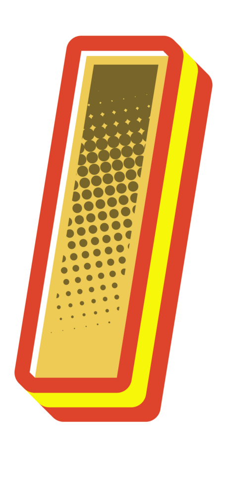 Comic Halftone Alphabet Letter and Number png