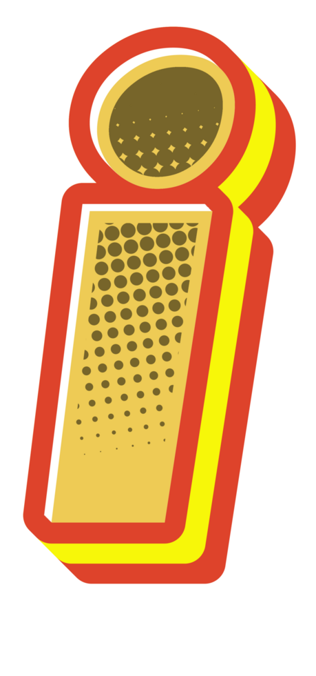 Comic Halftone Alphabet Letter and Number png
