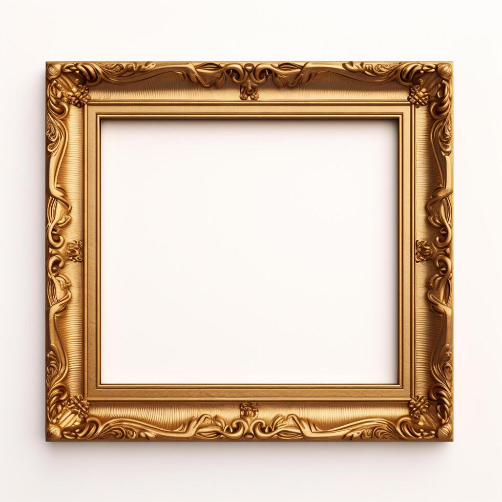 Realistic blank Photo frame for mockup