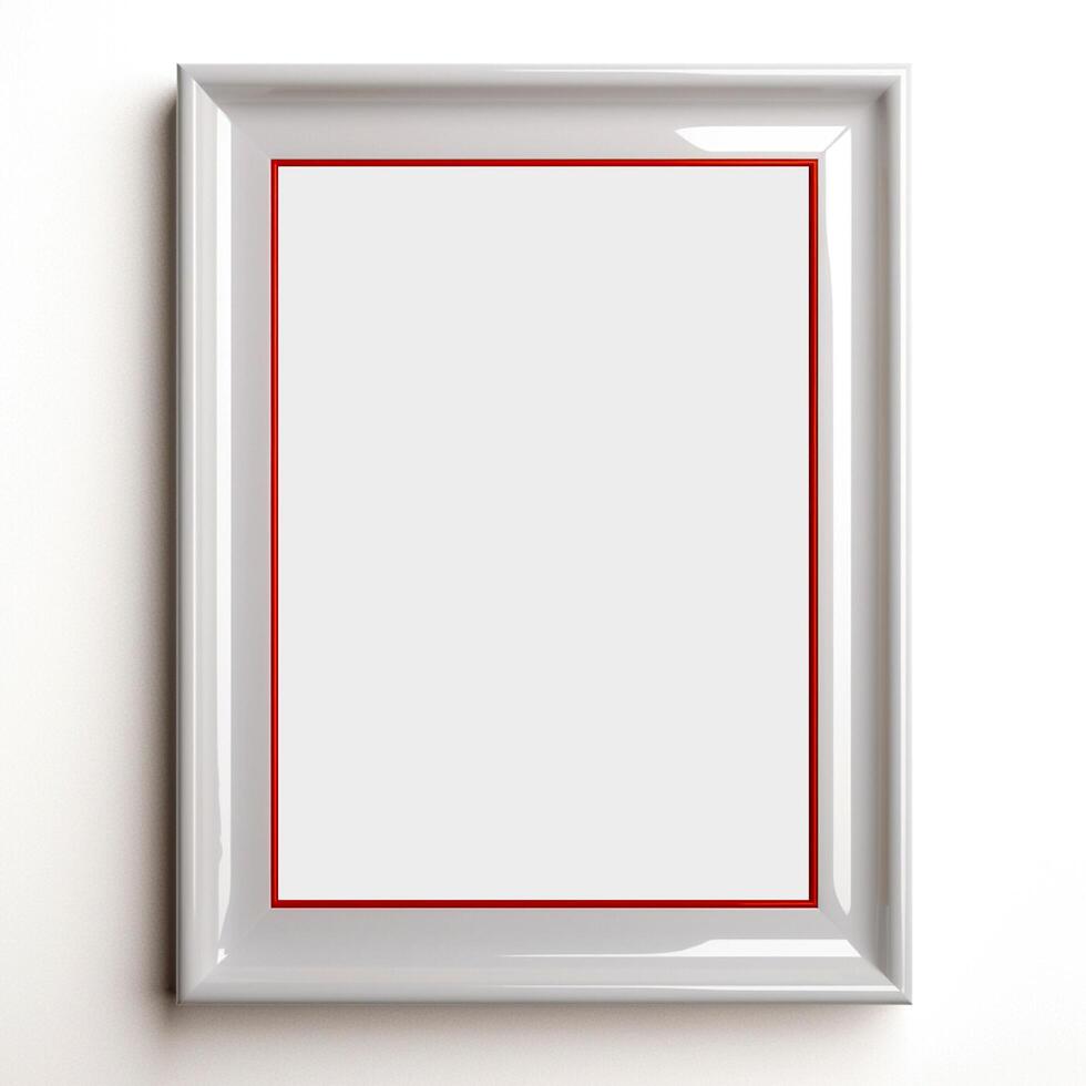 Realistic blank Photo frame for mockup